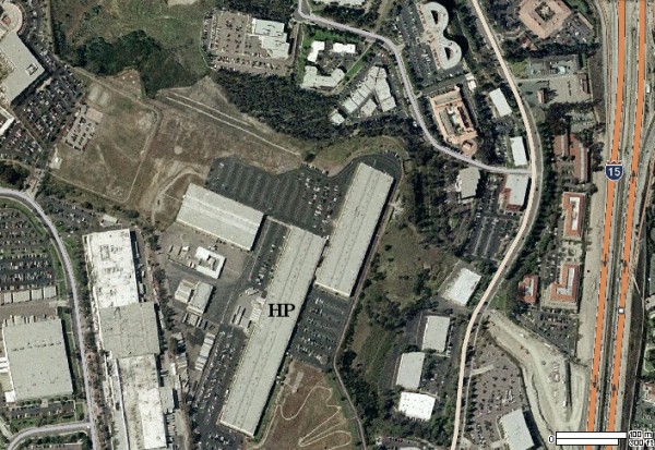 Aerial view of HP vicinity